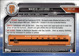 2019 Marco Luciano Bowman Chrome PROSPECTS 1ST BOWMAN #BCP-82 San Francisco Giants 2