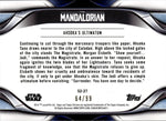 2022 Ahsoka's Ultimatum Topps Chrome Star Wars The Mandalorian Beskar Edition BLUE REFRACTOR 64/99 #S2-27