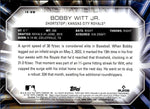 2022 Bobby Witt Jr. Topps Stadium Club ROOKIE INSTAVISION CASE HIT RC #IV-BW Kansas City Royals