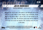 2022 Julio Rodriguez Topps Stadium Club POWER ZONE ROOKIE RC #PZ-20 Seattle Mariners 1