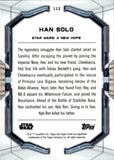 2022 Han Solo Topps Star Wars Finest SP REFRACTOR #112 A New Hope