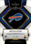 2021 Micah Hyde Panini Select SIGNATURES PRIZM WHITE AUTO 31/35 AUTOGRAPH #18 Buffalo Bills