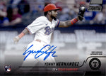 2022 Yonny Hernandez Topps Stadium Club ROOKIE AUTO AUTOGRAPH RC #SCBA-YH Texas Rangers