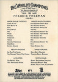 2011 Freddie Freeman Topps Allen & Ginter ROOKIE RC #198 Atlanta Braves