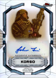 2022 John Tui as Korso Topps Finest REFRACTOR AUTO AUTOGRAPH #FA-JT