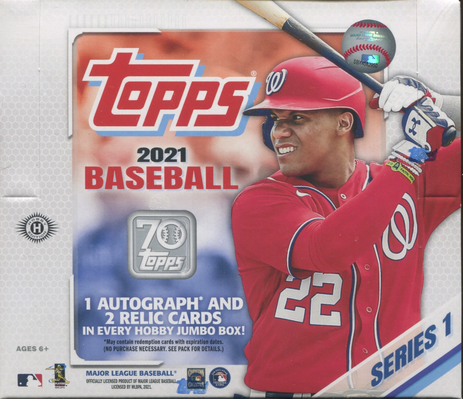 2022 Topps Series 1 2024 Baseball Hobby Box + 2021 Leaf Draft Baseball Blaster