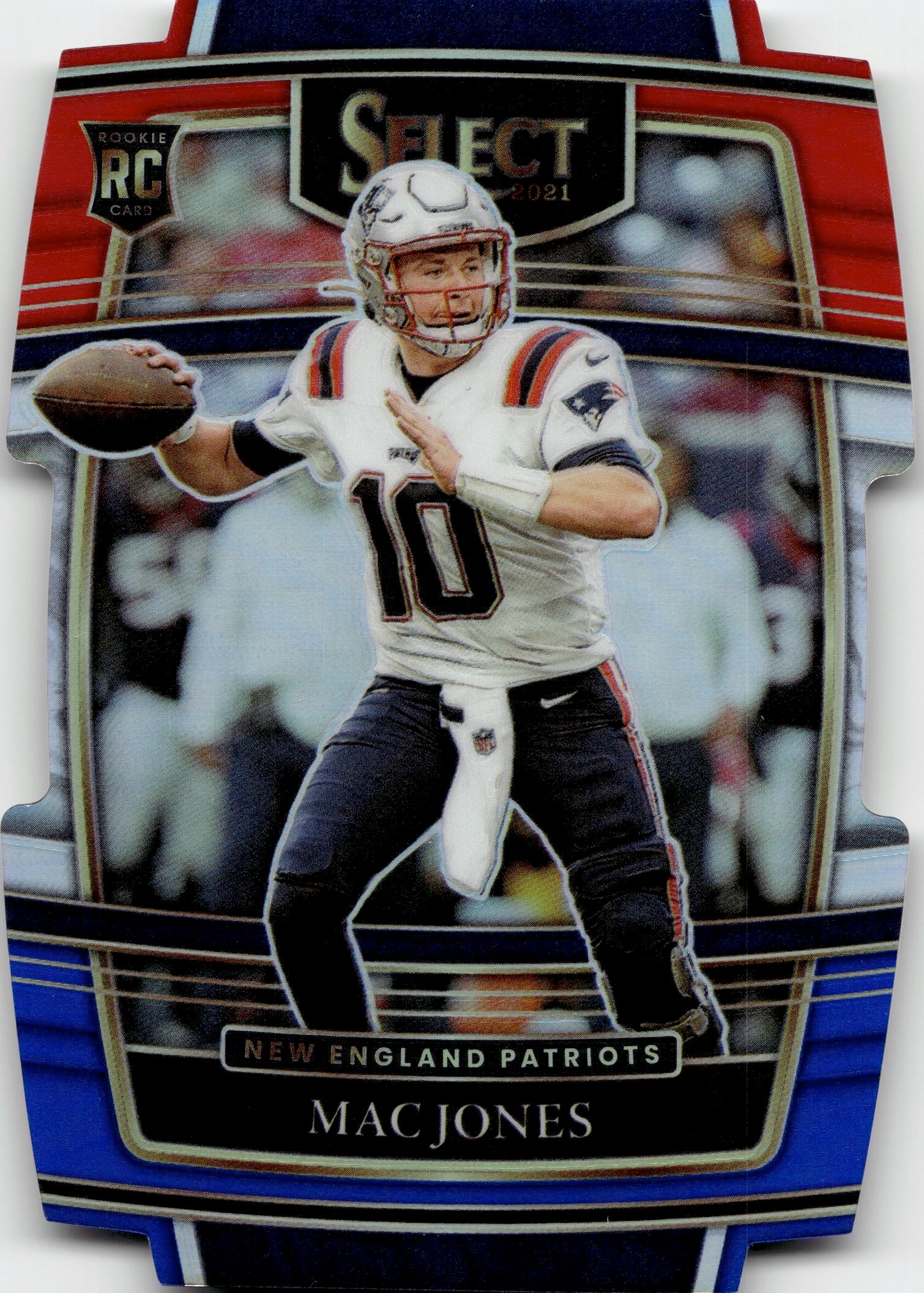 : Mac Jones 2021 NFL Draft Gold Rookie Card RC Patriots