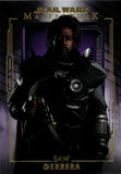 2020 Saw Gerrera Topps Star Wars Masterwork PURPLE 04/50 #98