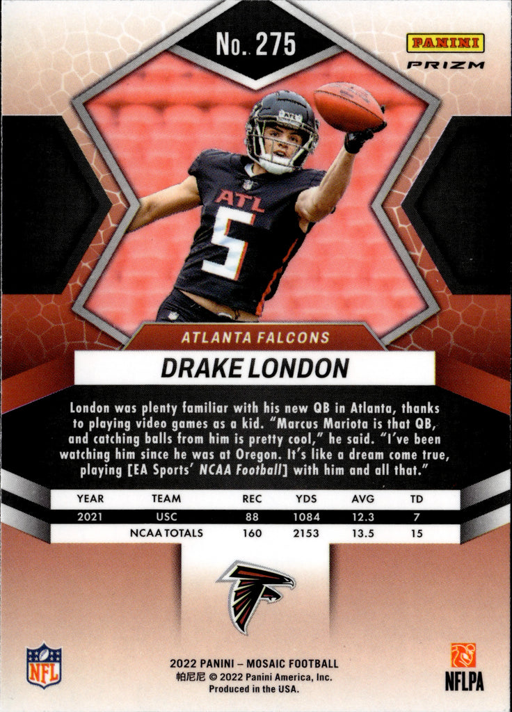 Atlanta Falcons Drake London Red jersey