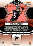 2022 Drake London Panini Mosaic RED NFL DEBUT ROOKIE RC #275 Atlanta Falcons