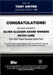 2022 Tony Gwynn Topps Series 2 SILVER SLUGGER AWARD MANUFACTURED MEDALLION #SSA-TG San Diego Padres HOF 2