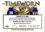 2022 Meadowlark Lemon Curly Neal Leaf In the Game Used TIMEWORN DUAL JERSEY 30/40 RELIC #TW-12 Harlem Globetrotters