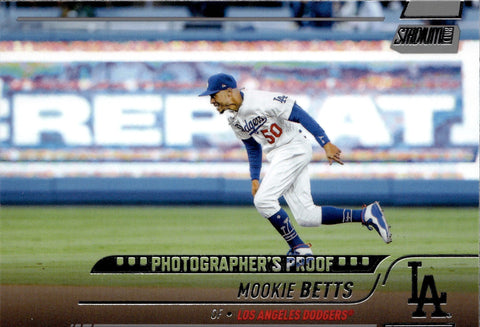 2022 Mookie Betts Topps Stadium Club PHOTOGRAPHER'S PROOF SSP #150 Los Angeles Dodgers