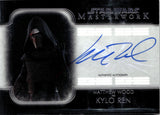 2020 Matthew Wood as Kylo Ren Topps Star Wars Masterwork AUTO AUTOGRAPH #A-MW