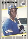 1989 Ken Griffey Jr. Fleer ROOKIE RC #548 Seattle Mariners HOF