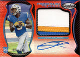 2021 Josh Palmer Panini Certified MIRROR RED PATCH AUTO 037/149 AUTOGRAPH RELIC #229 Los Angeles Chargers