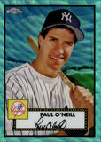 2021 Paul O'Neill Topps Chrome Platinum Anniversary AQUA WAVE REFRACTOR #51 New York Yankees