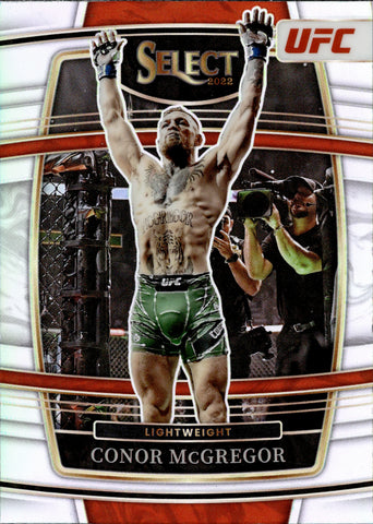2022 Conor McGregor Panini Select UFC HOLO SILVER CONCOURSE #93 Lightweight