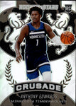 2020-21 Anthony Edwards Panini Chronicles CRUSADE HOLO SILVER ROOKIE RC #528 Minnesota Timberwolves