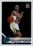 2019-20 Jordan Poole Donruss Optic RATED ROOKIE RC #169 Golden State Warriors 6