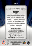 2012 Cosmo Upper Deck COLLEGE MASCOT MANUFACTURED PATCH #CM-11 BYU Cougars