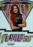 2022 Becky Lynch Panini WWE Prizm HOLO SILVER FEARLESS #25 Monday Night Raw