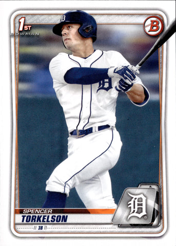 2020 Spencer Torkelson Bowman Draft 1ST BOWMAN #BD-121 Detroit Tigers 3