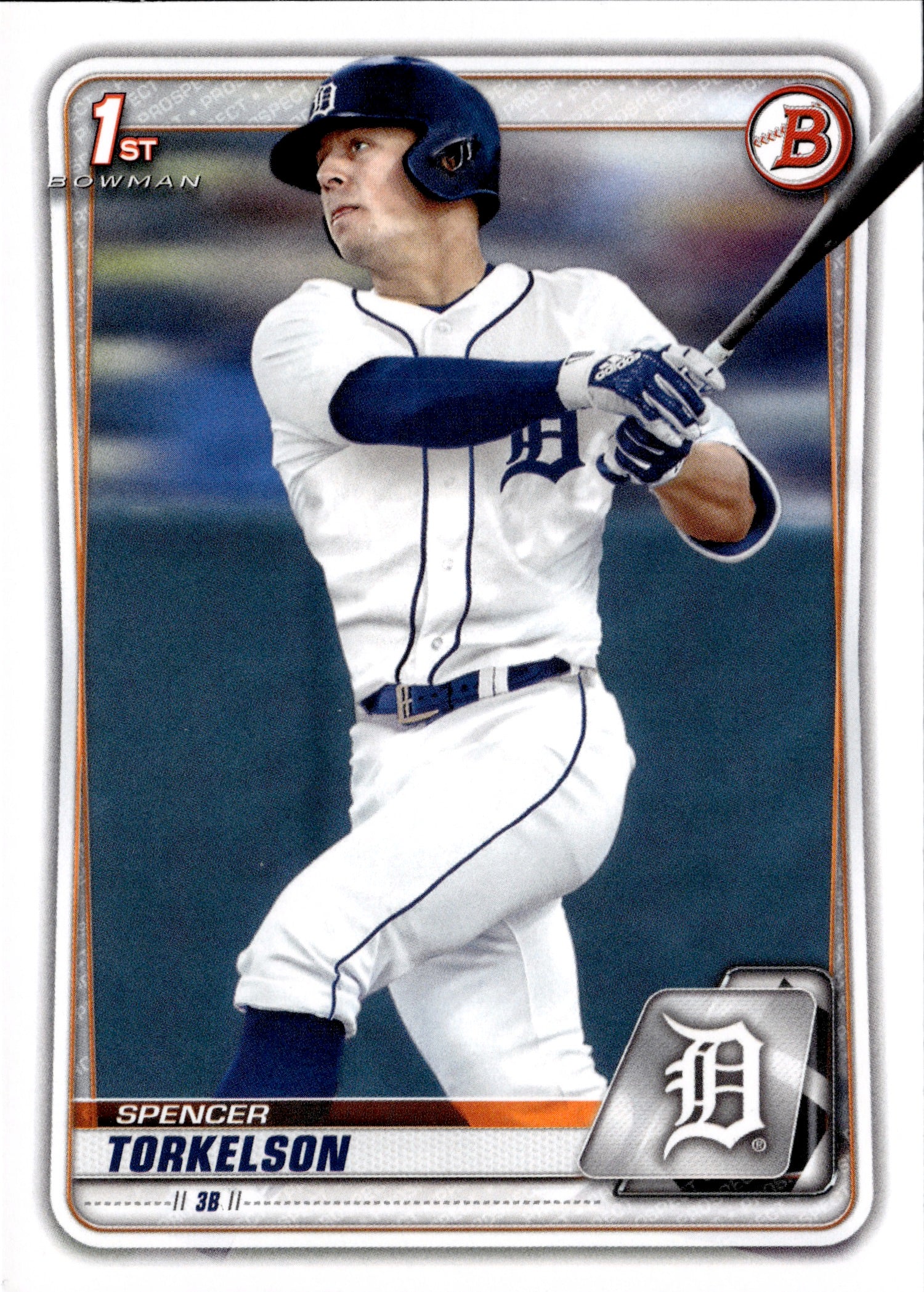 SPENCER TORKELSON ROOKIE CARD Detroit Tigers MOJO REFRACTOR $$ Bowman  Chrome RC!