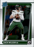 2021 Zach Wilson Donruss Optic RATED ROOKIE RC #202 New York Jets 2