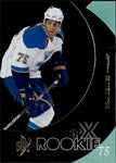 2010-11 Ryan Reaves Upper Deck SPx ROOKIE 075/499 JERSEY NUMBER RC #121 St. Louis Blues
