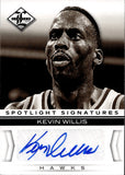 2012-13 Kevin Willis Panini Limited SPOTLIGHT SIGNATURES AUTO 26/99 AUTOGRAPH #38 Atlanta Hawks