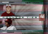 2008 Buster Posey Tony Thomas Donruss Elite ROOKIE COLLEGE TIES GREEN 1474/1500 RC #CTC-30 San Francisco Giants