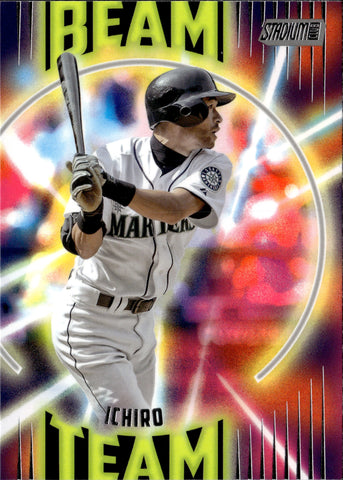 2022 Ichiro Suzuki Topps Stadium Club BEAM TEAM #BT-19 Seattle Mariners HOF