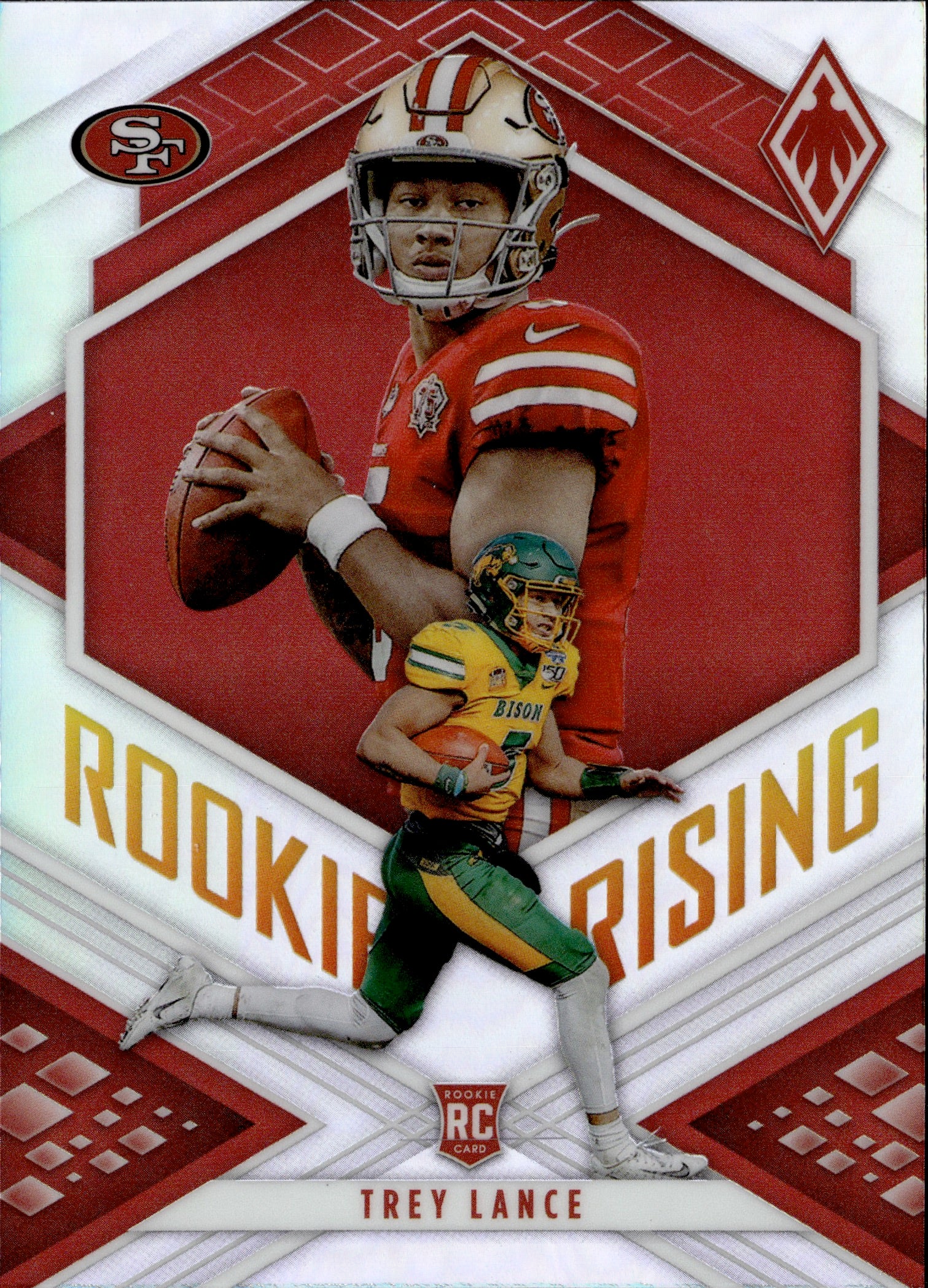 Trey Lance 2021 Panini Phoenix Rookie Jersey Card