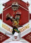 2021 Trey Lance Panini Phoenix HOLO SILVER ROOKIE RISING RC #RIS-3 San Francisco 49ers