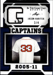 2022 Jason Varitek Leaf In the Game Used BLACK CAPTAINS PATCH 2/4 RELIC #C-14 Boston Red Sox