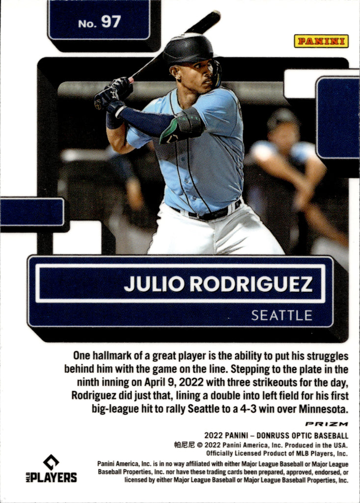 Seattle Mariners: Julio Rodriguez 2022 - Officially Licensed MLB