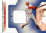 2002 Scott Rolen Fleer E-X BEHIND THE NUMBERS JERSEY RELIC #_SCRO Philadelphia Phillies HOF