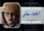 2020 Hermione Corfield as Tallie Lintra Topps Star Wars Masterwork RAINBOW FOIL AUTO 17/50 AUTOGRAPH #A-HCT
