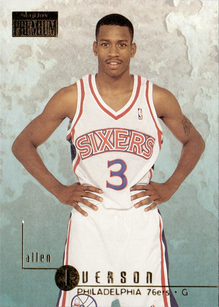 1996-97 Allen Iverson Skybox Premium ROOKIE RC #85 Philadelphia 76ers