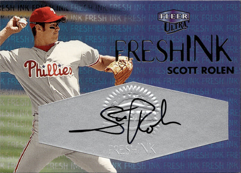 2000 Scott Rolen Fleer Ultra FRESH INK AUTO 002/250 AUTOGRAPH #_SCRO Philadelphia Phillies HOF