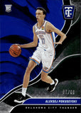 2020-21 Aleksej Pokusevski Panini Totally Certified BLUE ROOKIE 87/99 #724 Oklahoma City Thunder