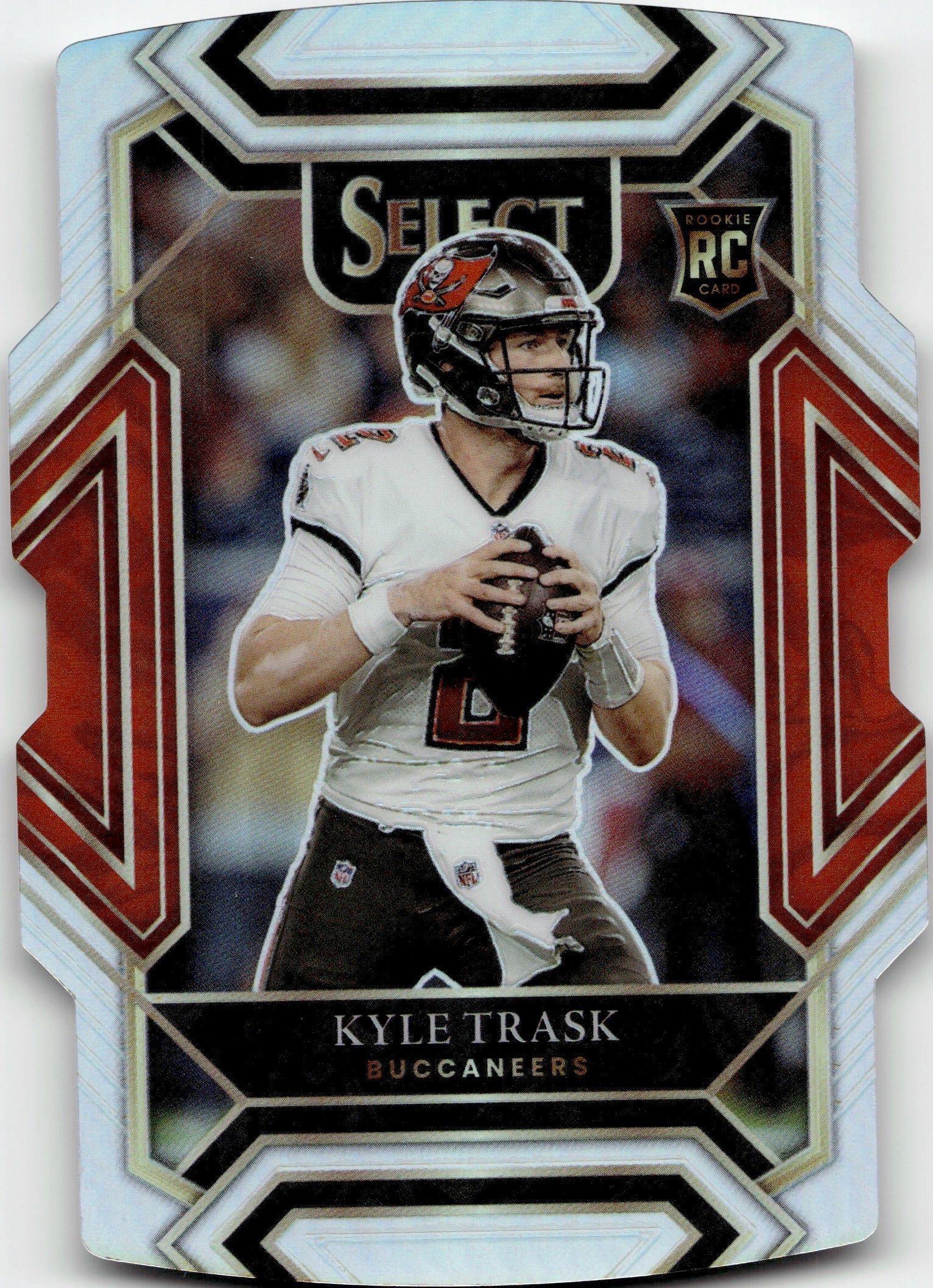 2021 Kyle Trask Panini Select HOLO SILVER CLUB LEVEL DIE CUT ROOKIE RC