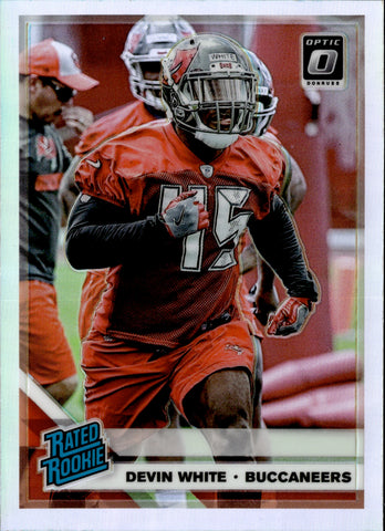 Devin White 2019 Panini Donruss Optic Rated Rookie Black Pandora