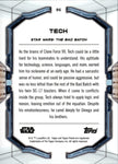 2022 Tech Topps Star Wars Finest GREEN REFRACTOR 59/99 #86 Star Wars The Bad Batch