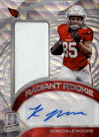 2021 Prizm Rondale Moore Red Disco SP /50 