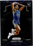 2019-20 Jordan Poole Panini Prizm ROOKIE RC #272 Golden State Warriors 38