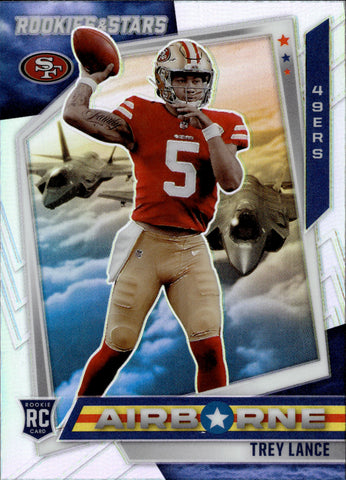 2021 Panini Prizm Trey Lance Rookie Gear RG-3 Green Pulsar San Francisco  49ers