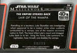 2020 Lair of the Wampa Topps Star Wars Masterwork RAINBOW FOIL THE EMPIRE STRIKES BACK RAINBOW FOIL 289/299 #ESB-3