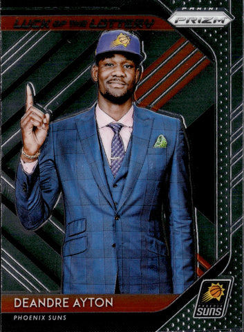 DeAndre Ayton 2018-19 Panini Prizm Luck Of The Lottery RC #1